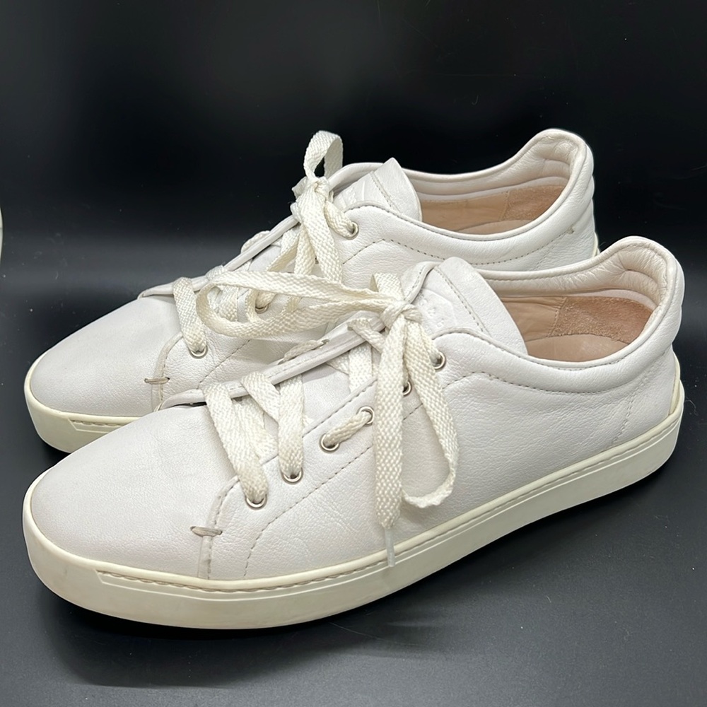 RAG & BONE Sneaker Womens 9/39 White Kent Leather Lace-Up Sneaker Shoe